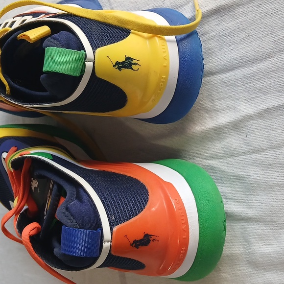 Polo by Ralph Lauren U.S Open Colorful Sneakers Size 7.5 Mens Size 9 Womens - Picture 4 of 6